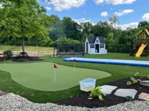 FusionTurf Putting Green Play Area
