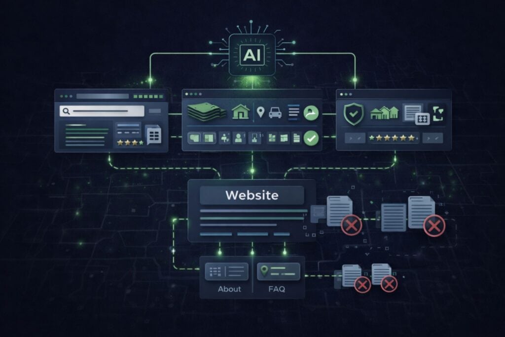 Structure Artificial Turf Website for AI
