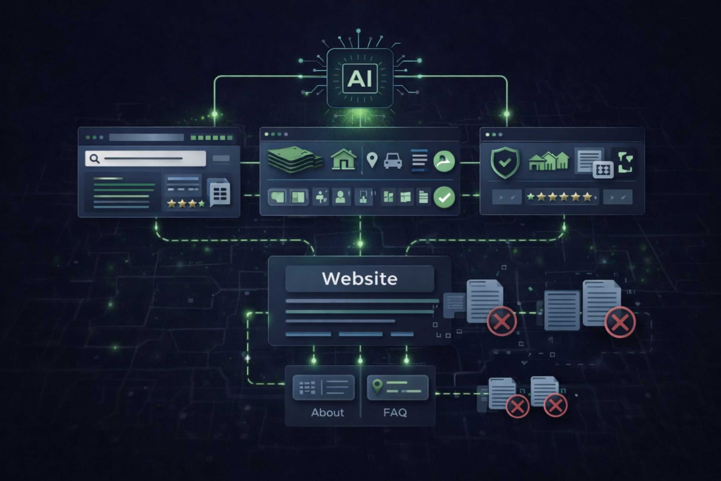 Structure Artificial Turf Website for AI