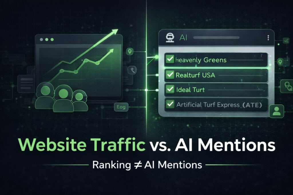 Website Traffic vs. AI Mentions